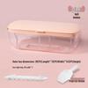 Silicone Ice Cube Tray with Double Layer Storage Box for Rapid Ice Making