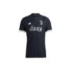 adidas Juventus Soccer Jerseys Men's Black Moderate Straight Fit IQ4854