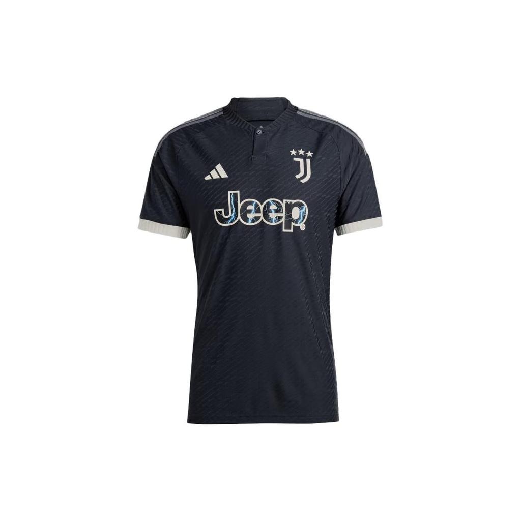 adidas Juventus Soccer Jerseys Men's Black Moderate Straight Fit IQ4854