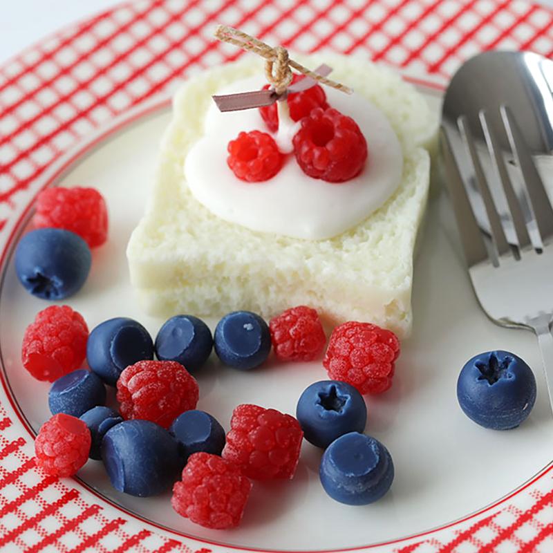 Blueberry Raspberry Silicone Mould 3D Simulation Fruit DIY Chocolate Baking Cake Molds Handmade Craft Supplies Cake Decor