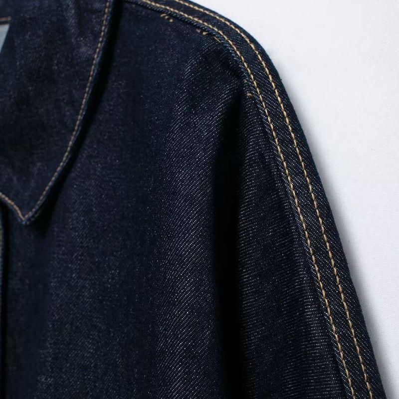 Kaslead New Arrival Women's Clothing Fashion Style Fashion Denim Trench Coat Jacket Outwear 3607274