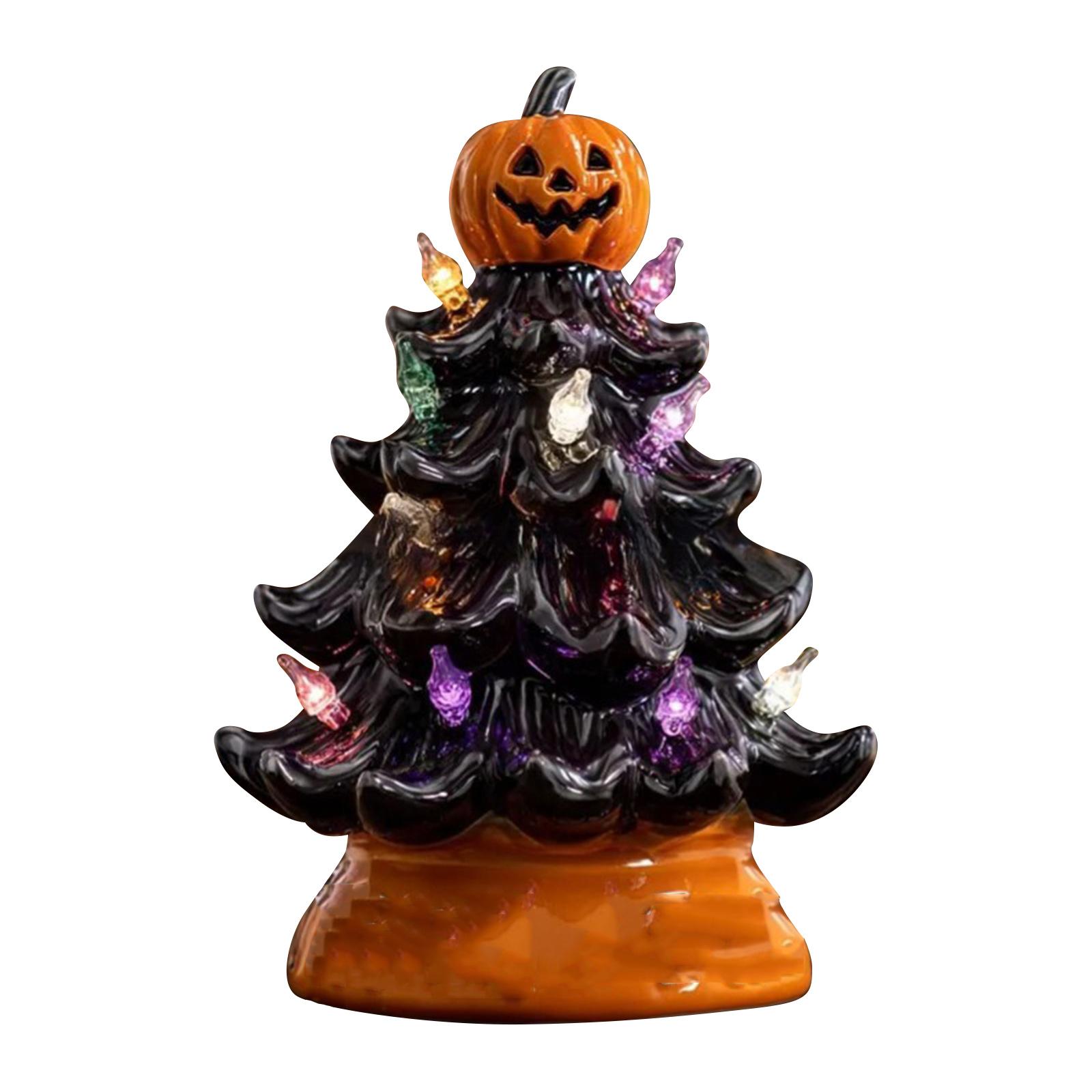 

Halloween Light-Up Tree Collection– Spooky Tabletop Décor Suitable For Desktop Decorations One Size