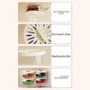 Family Kitchen Essential Foldable Handle Colander Fruit Washing Bowl Drain Basket For Washing Draining