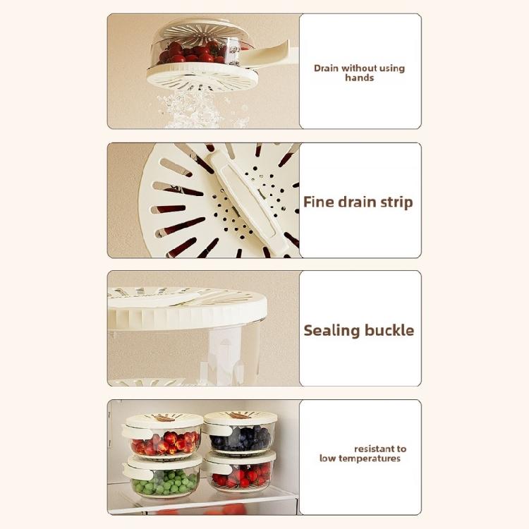 Family Kitchen Essential Foldable Handle Colander Fruit Washing Bowl Drain Basket For Washing Draining