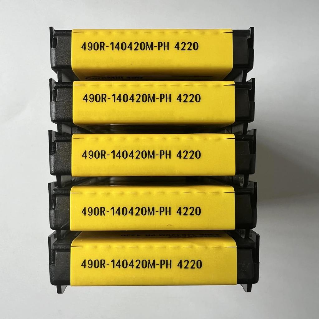 Original Sandvik / 490R-140420M-PH 4220 /CNC lathe carbide blade tool 10 Pcs