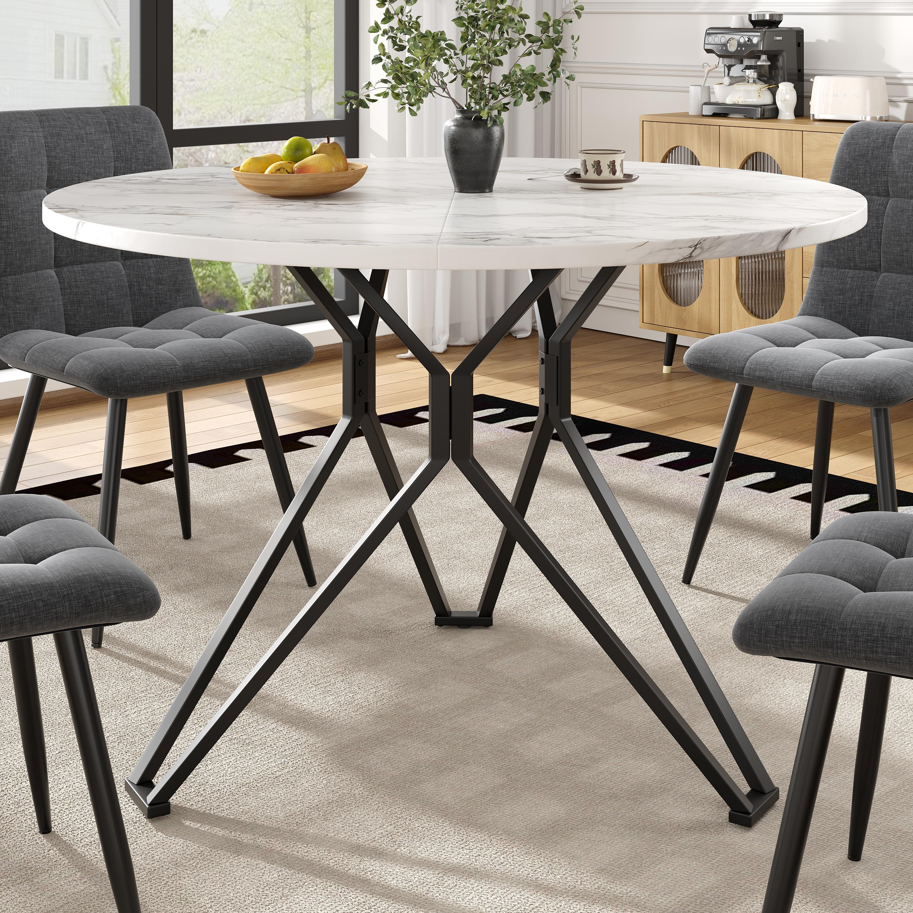 Round Dining Table (100×100×76cm) for 4