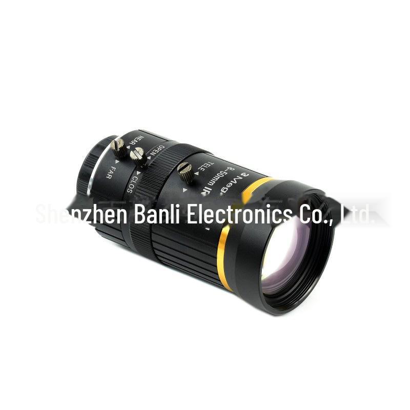 Premium HD Zoom Telephoto Lens, 8-50mm Focal Length, C-Mount