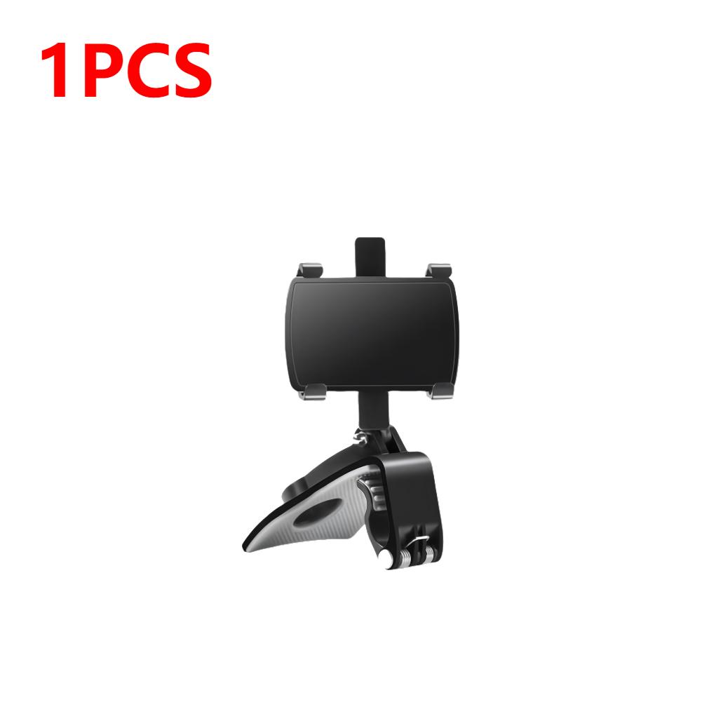 Universal Dashboard Car Phone Holder 360° Rotating Car Mobile Phone Mount Car Phone Clip Bracket Dashboard Auto Cellphone Holder