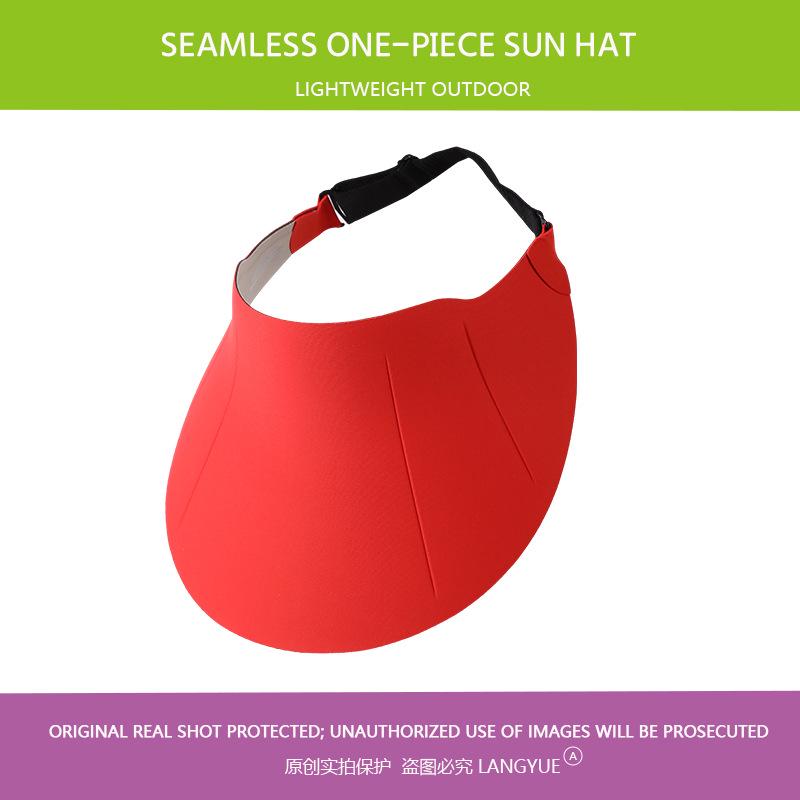 Women's Summer Adjustable Foldable Open-Top Sun Hat with Large Brim for Outdoor Travel