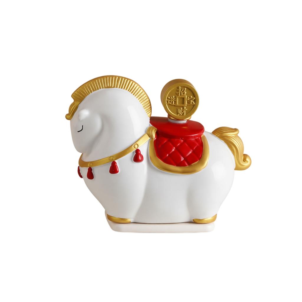 Horse Toothpick Holder - Creative Desktop Toothpick Dispenser, Horse Decorative Ornament for Home Kitchen , Cute Novelty Toothpick Container