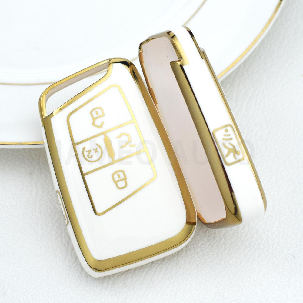 Key Case Fob for VW Golf Polo Tiguan Atlas for Skoda Superb Kodiaq Octavia Karoq for SEAT Ateca Leon 5 Buttons Cover Key Chains