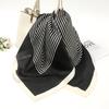 New Striped Printed Hijab Silk Satin Square Scarf Muslim Women Hijab Soft Bandana Headscarf Summer Thin Shawl Headband