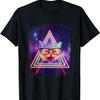 Laser Eyes Space Cat In Galaxy Funny Kitty For Cats Lovers T-Shirt for Men Women Girls Kids