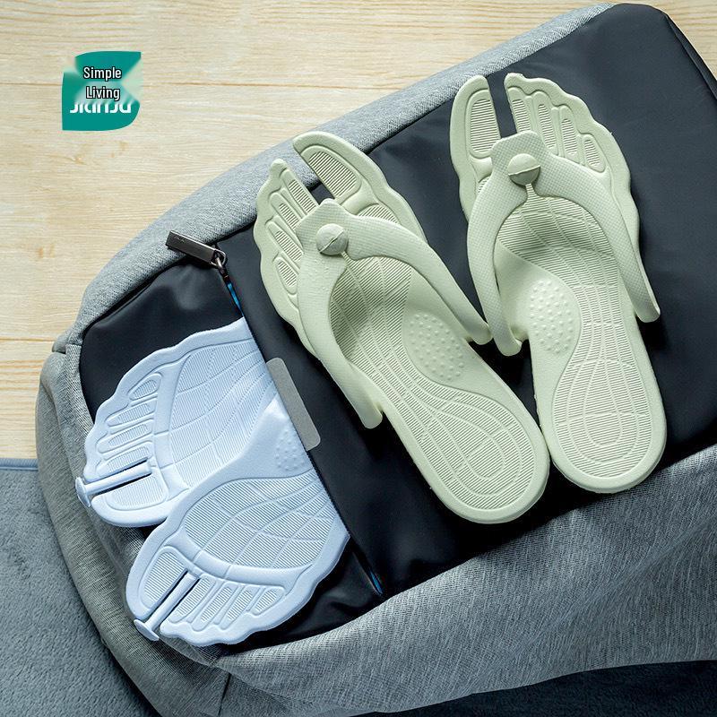 Portable Non-Slip Waterproof Foldable Flip-Flops for Men and Women