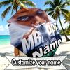 Custom Name Personalized Kylian Mbappe Print Umbrella, Auto Open Close, 8‑Rib Sturdy Frame, Commute Camping Hiking Use, Birthday Gift