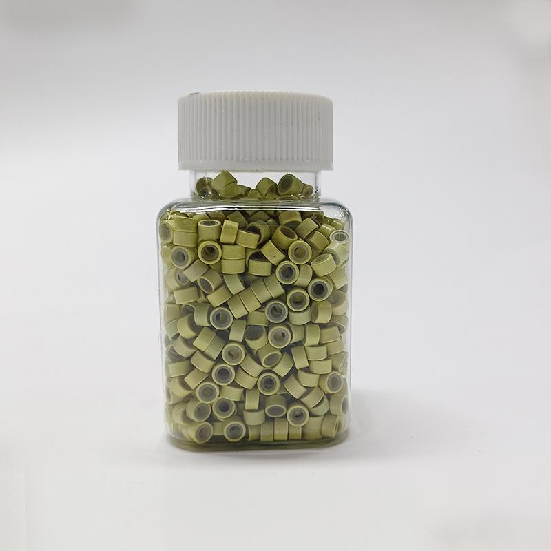 

Бесшовное кольцо для наращивания волос с силиконовой ручкой и золотой проволокой 1000 pieces bottled