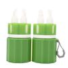 4 in 1 Suction Cup Travel Bottles 55ml Each Refillable Silicone Liquid Travel Pump Bottles Green