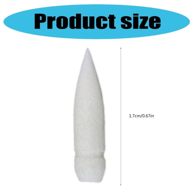 10Pcs Liquid Acrylic Paint Marker Brush Tip Soft Nylon Bristles Tip Acrylic Marker Replacement Tip For Artists Students