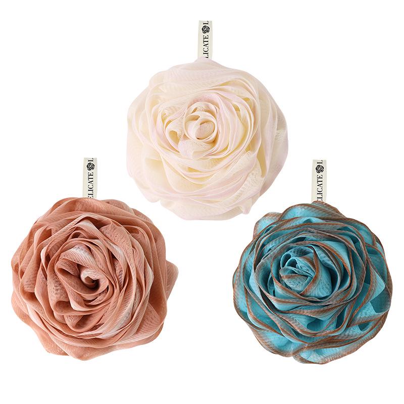 Luxurious Rose Bath Bomb for Women - Dense Foam, Non-Dispersing, with Large Bath Towel.