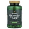 Glucosamine, Chondroitin & MSM with Hyaluronic Acid and Collagen, 90 Capsules