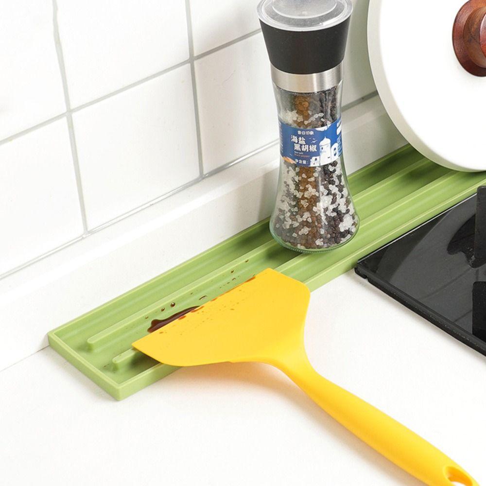 Flexible Countertop Drying Mat Silicone Tableware Storage Pad Pot Lid Organizer  Household Use