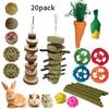 Bird Toy Tearing Chewing Toy for Teeth Wood Molar Toy Cluster Cage Hamster Toy