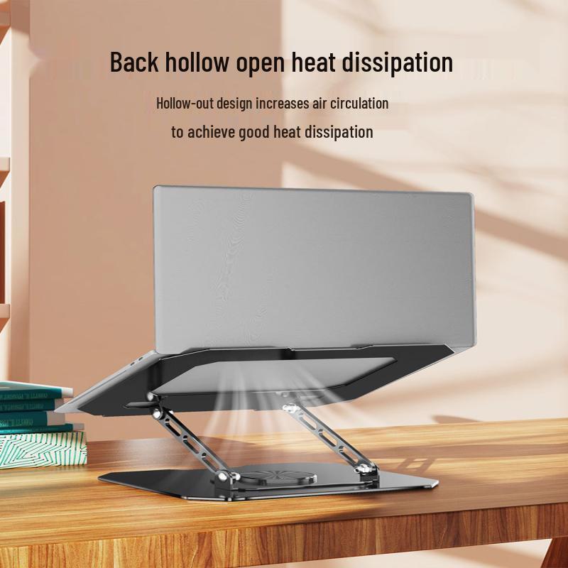 OLOEY White Metal Adjustable Foldable Laptop/Tablet Stand