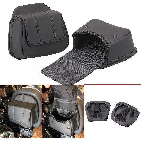 Lower Fairing Door Pockets Black Box Tool Bag for Harley Touring Road Glide Street Glide Tri Glide Ultra Limited 2014-2023,Pair