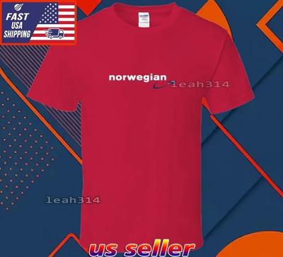 Nouveau T-shirt Logo Norwegian Airlines T-shirt Drôle Américain USA Unisexe Taille S-5XL