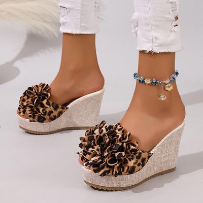 Summer Women Sandals Platform Comfortable Sexy Slippers Outdoor Wedges Women Shoes Casual Beach New Flower Sandals Slides Women