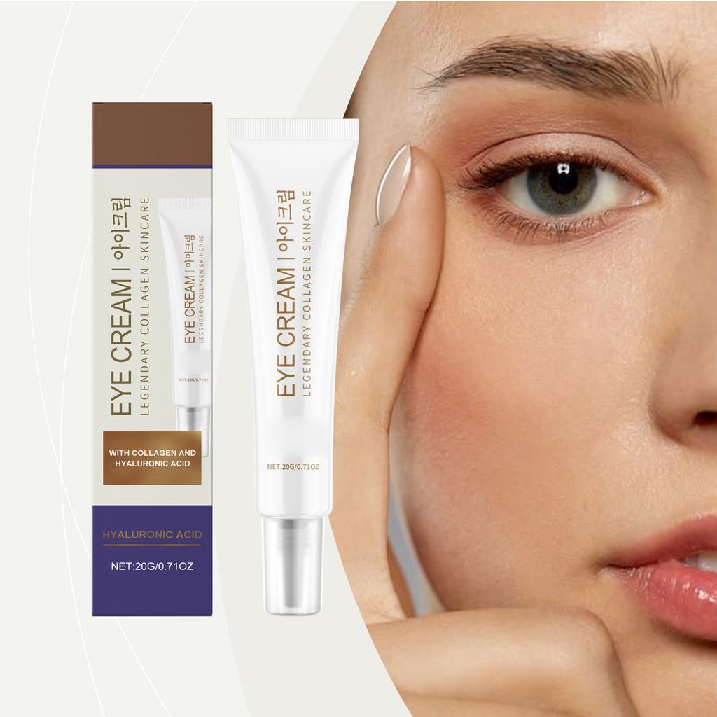 Kollagen Anti-Falten und Straffende Augencreme Augenserum Creme Mildert Fältchen, Tränensäcke, Augenringe, Feuchtigkeitsspendende Augencreme