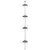 Tapis de douche - VIDAXL - Modèle télescopique - Aluminium argenté - 4 couches - Réglable