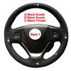 Hand Sewing Car Steering Wheel Cover For Honda CR-V CRV 2012 2013 2014 2015 2016