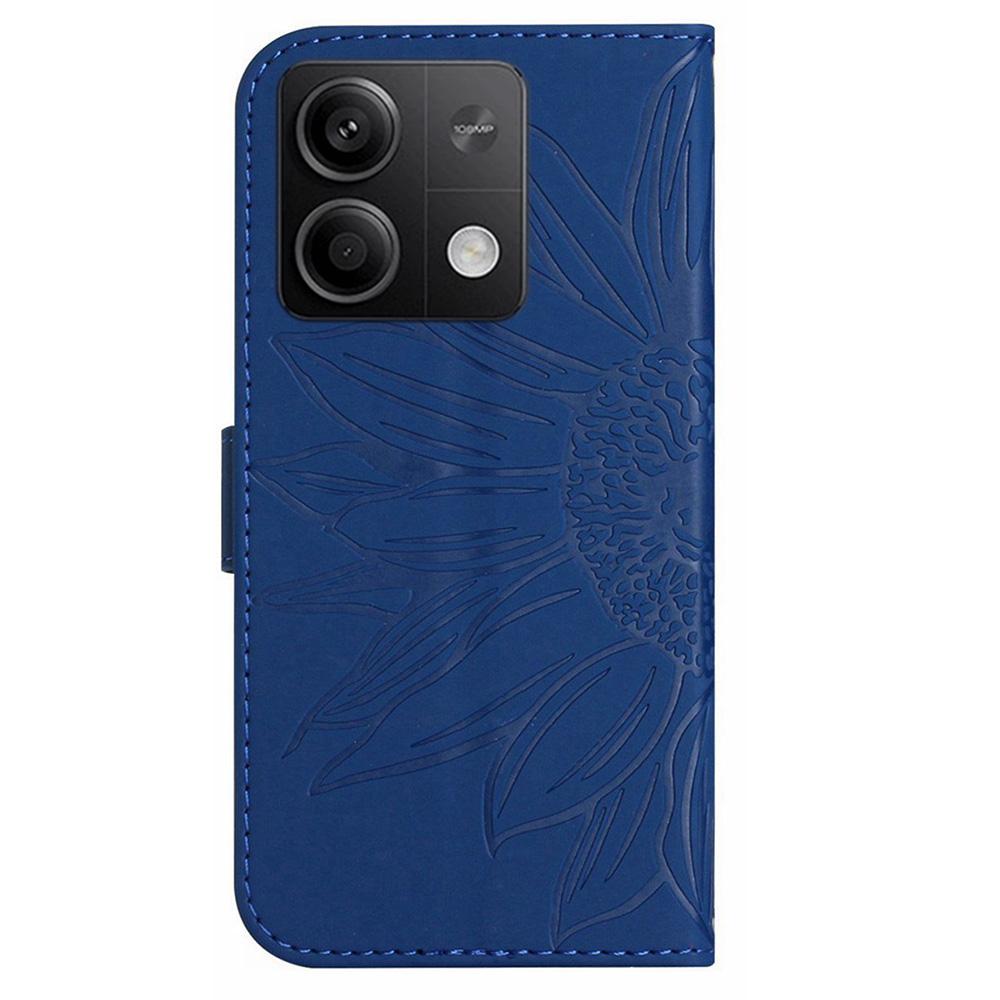 HT04 For Xiaomi Redmi Note 13 Pro 4G/Poco M6 Pro 4G Case Leather Phone Cover with Wrist Strap