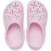 Crocs Classic Clog Floral Cutout Comfortable Breathable Lightweight Shock Absorption Low Top Sandals Kids sandals Pink 210943-6ZW