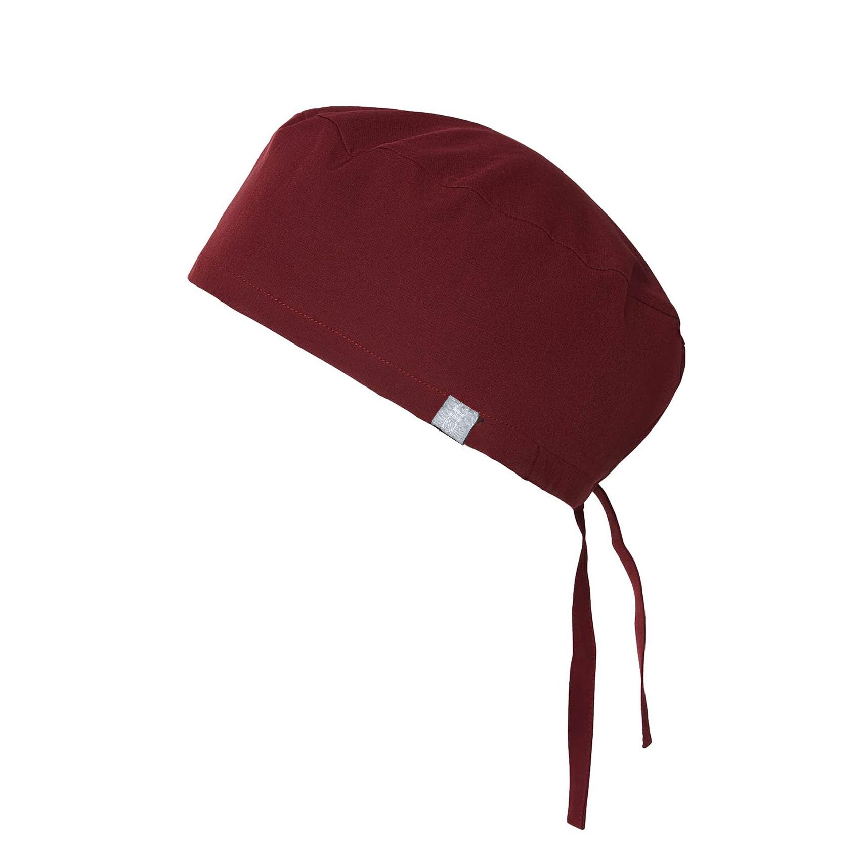 

Cotton Printed Surgical Cap for Women and Men: Ideal for Nurses, Doctors, Postpartum, Chemo, and Dental Use. One Size вино красного