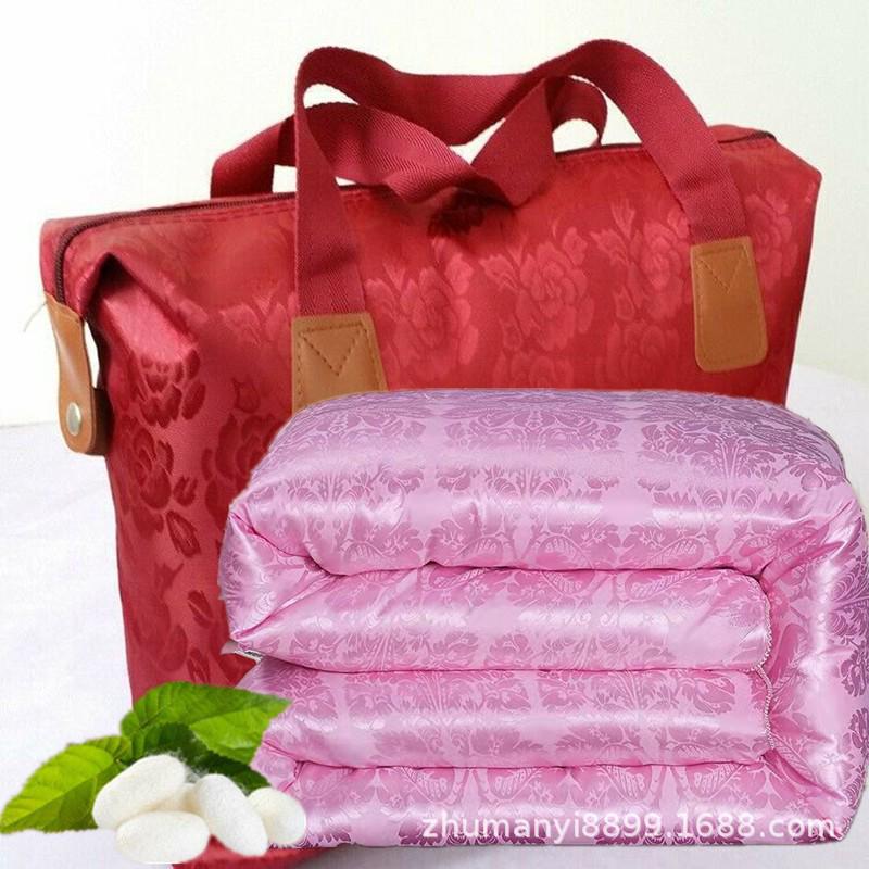 Seasonal Quilts Gift Set: Silk Quilts for Summer, Spring, Autumn, and Winter