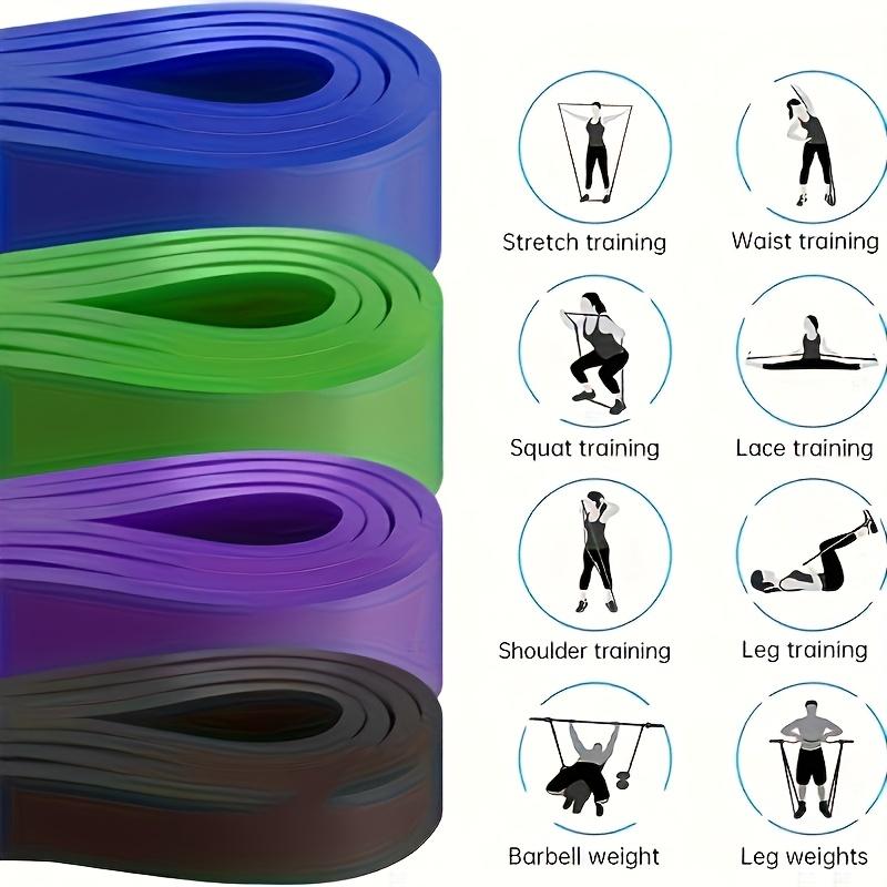Resistance Bands Set, Pull Up Assist Bands Elastic Exercise Straps, Leg Training Fitness Bands For Home Gym Indoor Workout Equipment