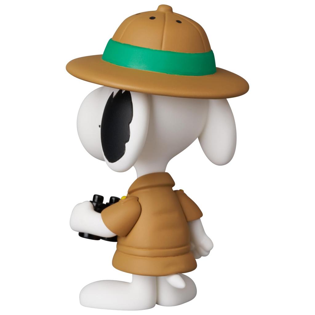 MEDICOM TOY UDF Ultra Detail Figure 843 PEANUTS SERIES 18 Safari approximately 75mm finished figure No. Snoopy, tall, non-scale, painted,
