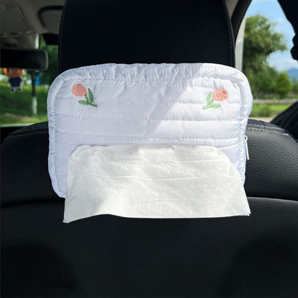 Creative Car Tissue Box Universal Car Tissue Holder Gift Cute Napkin Dispenser  Seat Back