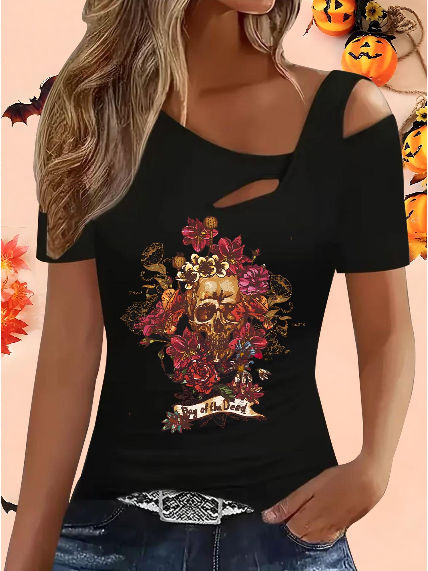 

Women s Loose Halloween and Christmas Gift Tops Blouse Shirt S