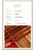 Red Sandalwood Chicken Wing Wood Chopstick Set - Single-Chopstick Gift Box, Paint-Free, Wax-Free, Ideal for New Year Gifts.