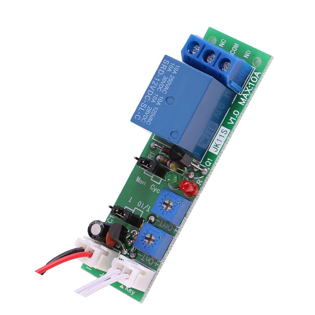 Adjustable Cycle Timer Delay On Off Switch Relay Module (DC12V,0 120min)