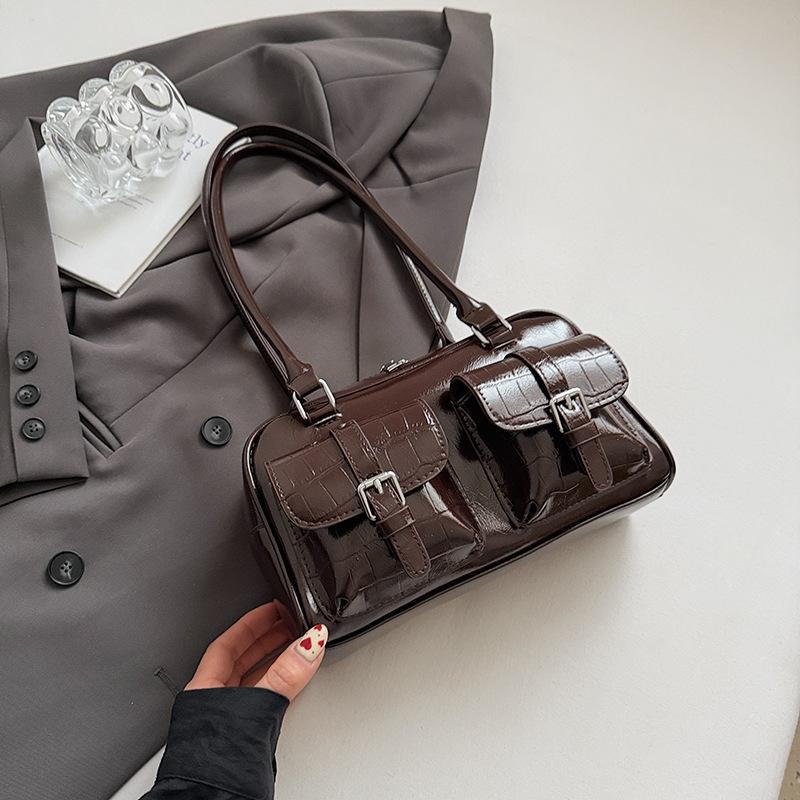 Premium pillow bag women's summer new commuter bowling bag fashionable versatile portable shoulder bag