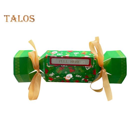 4Pcs Christmas Surprise Money Pull Pouch DIY Cash Pull Out Box with Ribbons Holiday Money Holder for Cash Gift Pull