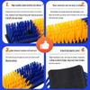 Half-Sided Cow Body Brush: Agricultural Livestock Cleaning & Dairy Washing Tool