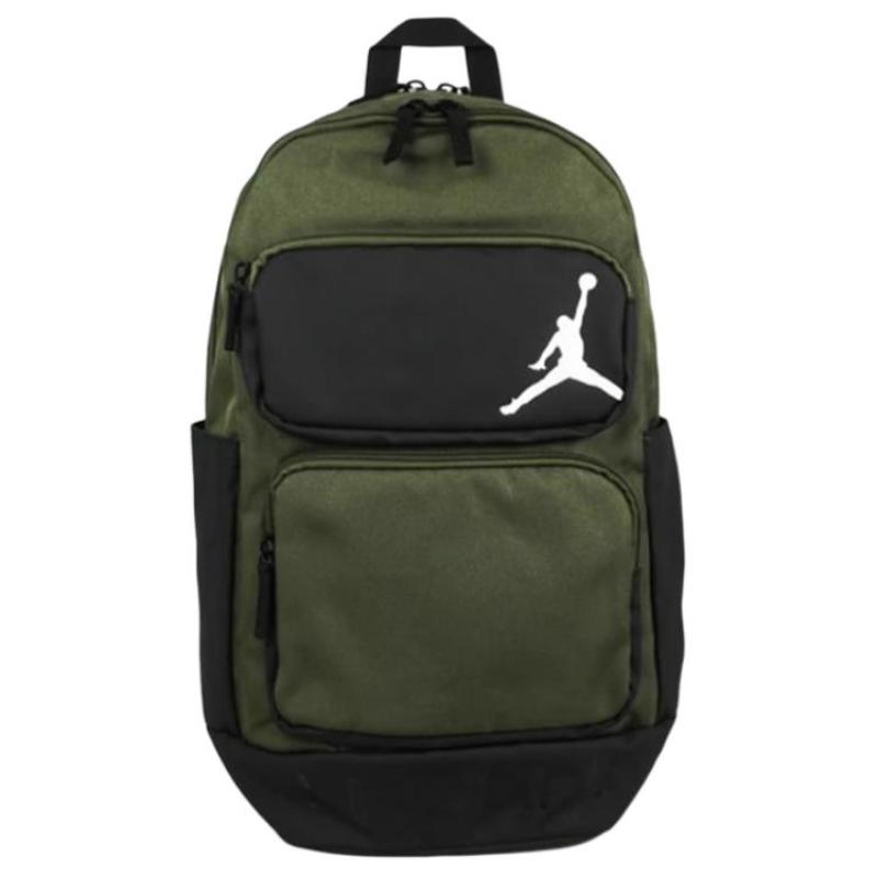 

Jordan Polyester Backpack Unisex Army Green Jordan HF7290-222 армия зеленый