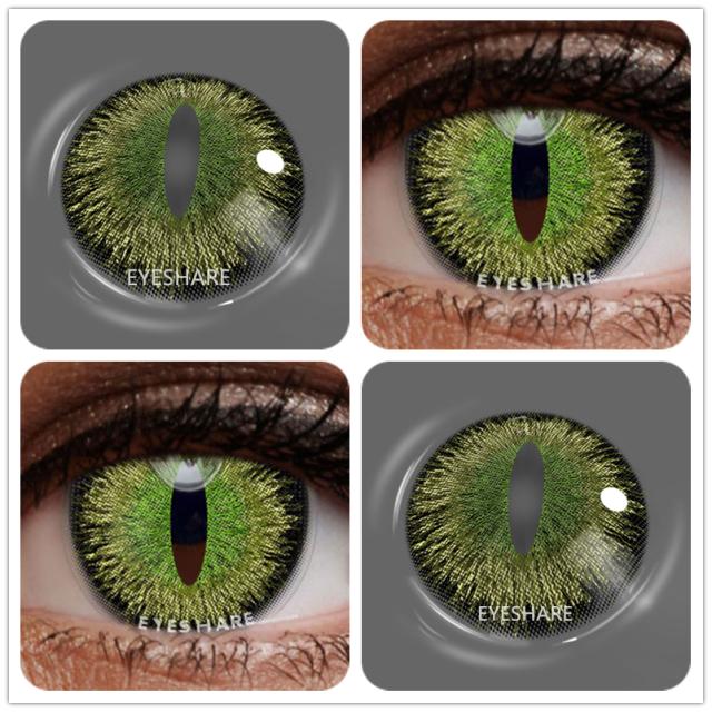 Eyeshare 1 Paar farbige Kontaktlinsen für Augen, Anime, Cosplay, farbige Linsen, Halloween, verrückte Linsen, Augenschönheit, Make-up-Linsen