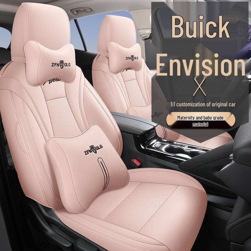 Buick Envision Full Coverage Leather Seat Cover - All-Season, Universal Fit.