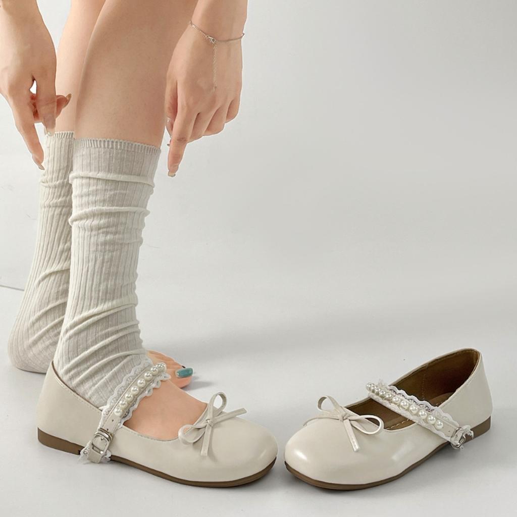 Fashion lightweight silver retro French flat bottom light mouth single shoes women's 2025 new summer skirt Mary Jane shoes